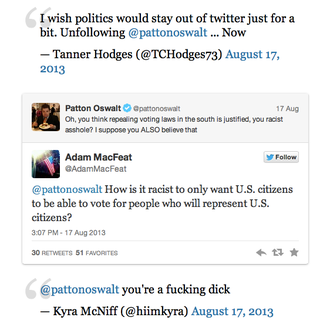 Illustration for article titled Patton Oswalt won Twitter over the weekend with a series of hilarious, slightly offensive tweets